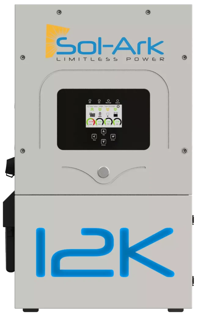 Sol-Ark 12kW Hybrid Inverter | All-In-One Solar Inverter | Sol-Ark 12K-2P
