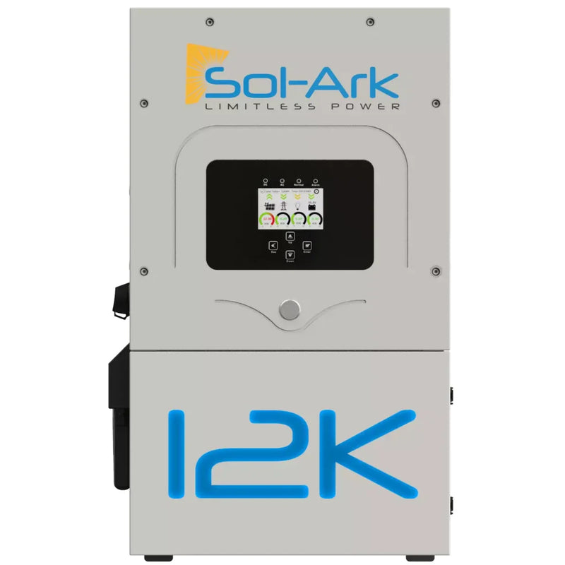 Sol-Ark 12kW Hybrid Inverter | All-In-One Solar Inverter | Sol-Ark 12K-2P