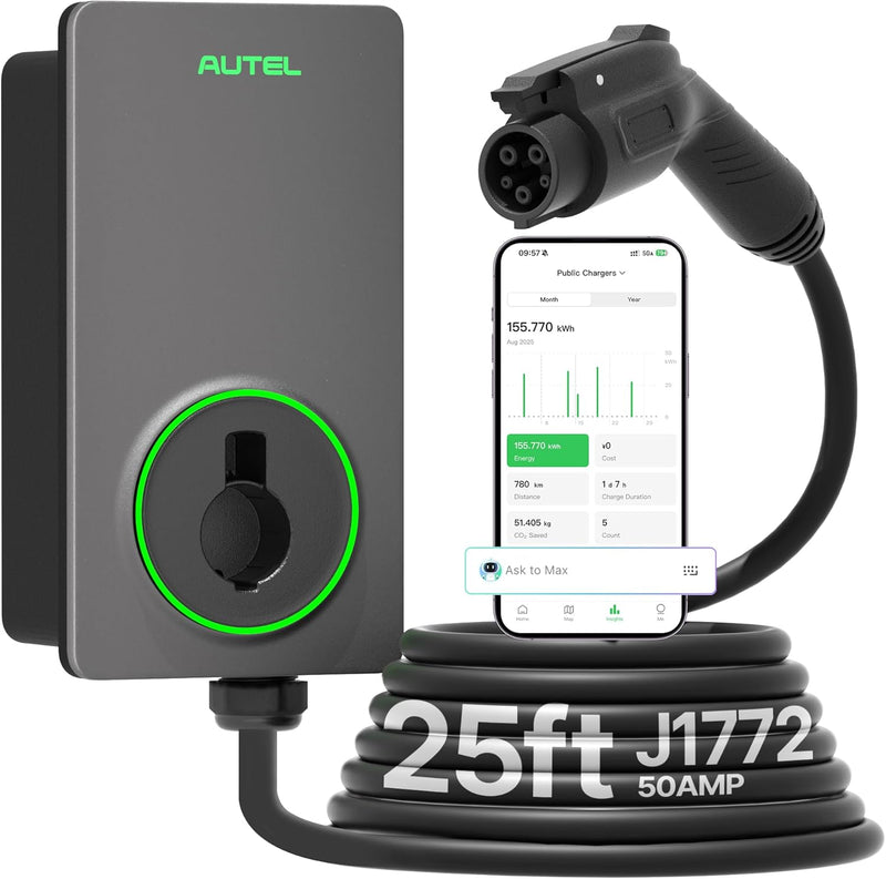 Autel AC Single 50A 12kW Commercial EV Charger
