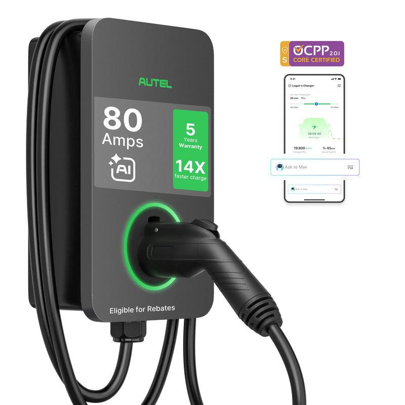 Autel MaxiCharger 80A 19.2kW Level 2 EV Charger