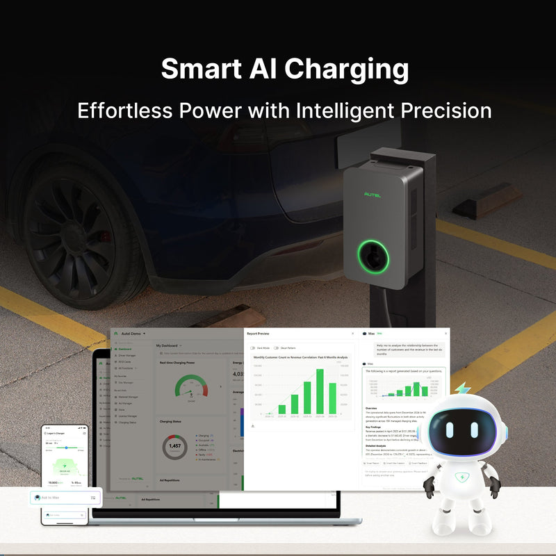 Autel MaxiCharger 80A 19.2kW Level 2 EV Charger